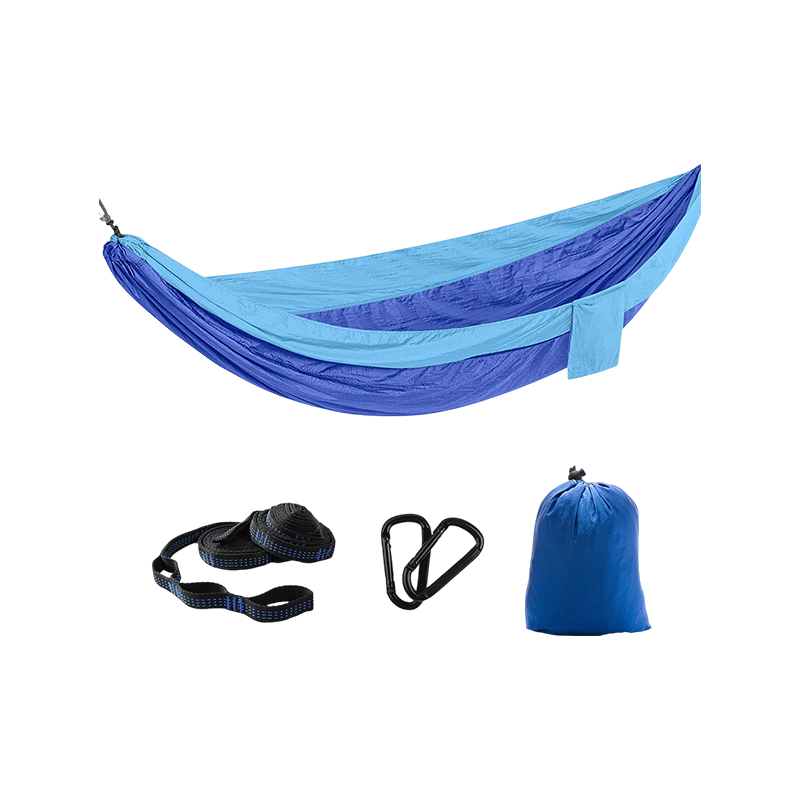 Outdoor hangmat van nylon parachutestof, schommelhangmat voor kampeervakanties
