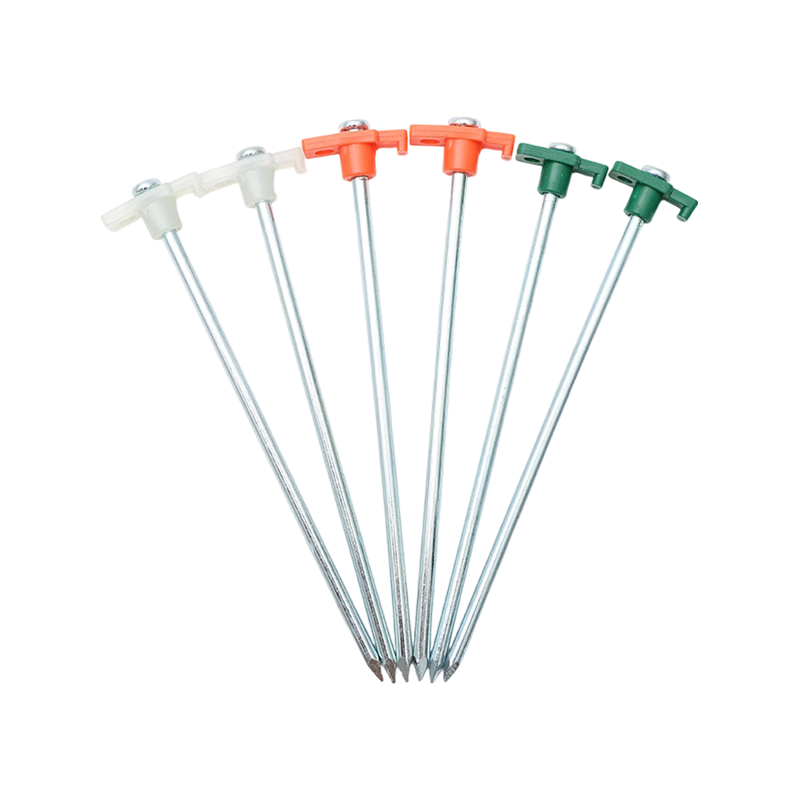 Outdoor kampeertent met grondpalen van 25 cm, strandzeil en winddichte stalen noppen